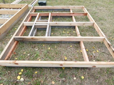 Front and back wall frames