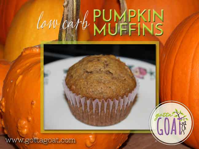 Low Carb Pumpkin Muffins